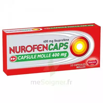 Nurofencaps 400 Mg Caps Molle Plq/10 à LA ROCHE SUR YON